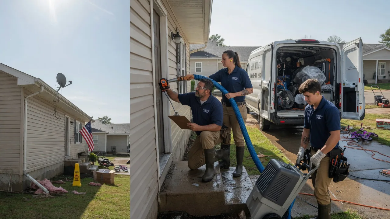 Ceiling Water Damage Restoration in Okabena, MN near me